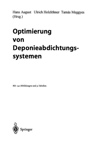 Optimierung von Deponieabdichtungssystemen