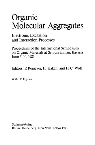 Organic Molecular Aggregates