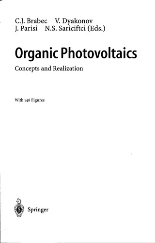Organic Photovoltaics