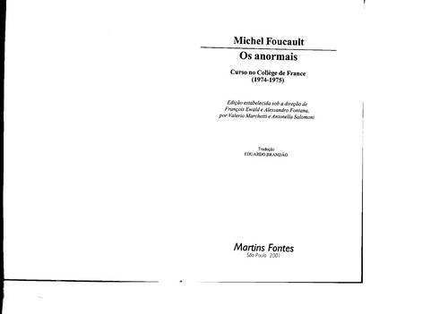 Os anormais
