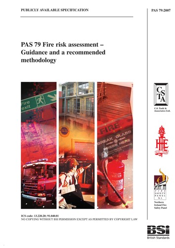 PAS 79 Fire risk assessment