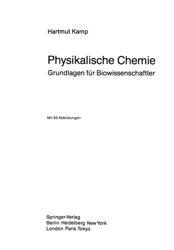Physikalische Chemie