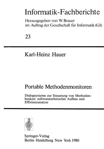 Portable Methodenmonitoren