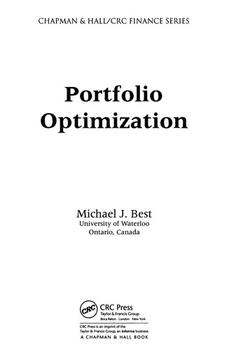 Portfolio optimization