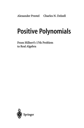 Positive Polynomials