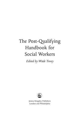 The post-qualifying handbook for social workers