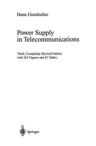 Power Supply in Telecommunications