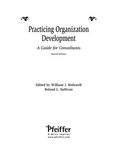 Practicing organization development