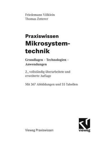 Praxiswissen Mikrosystemtechnik