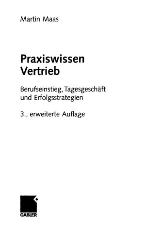 Praxiswissen Vertrieb
