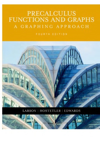 Precalculus Functions And Graphs