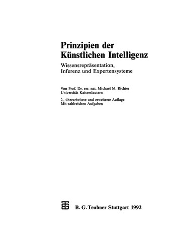 Prinzipien der Künstlichen Intelligenz
