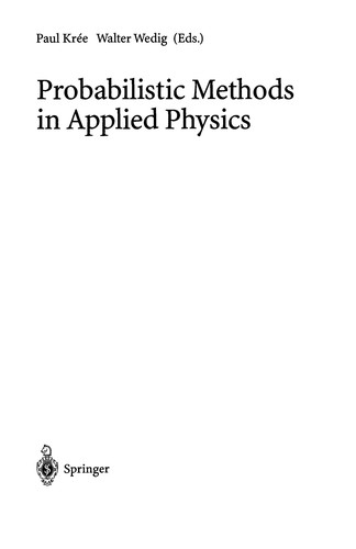 Probabilistic methods in applied physics
