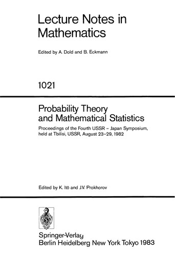 Probability theory and mathematical statistics