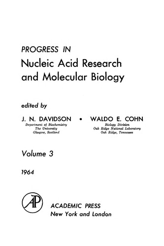 Progress in nucleic acid research and molecular biology