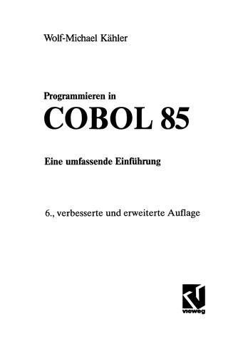 Programmieren in COBOL 85