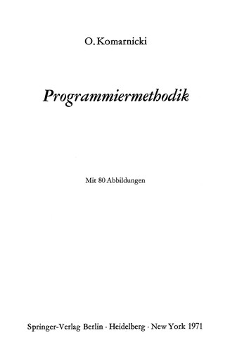 Programmiermethodik