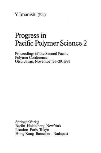 Progress in Pacific Polymer Science 2