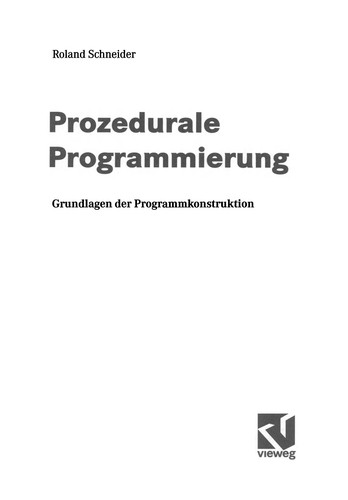 Prozedurale Programmierung