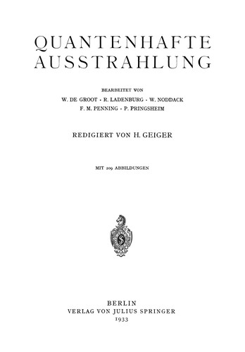Quantenhafte Ausstrahlung