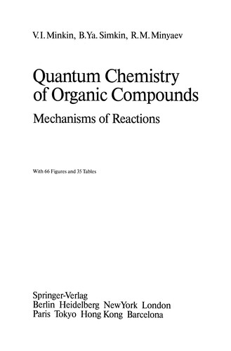 Quantum Chemistry of Organic Compounds