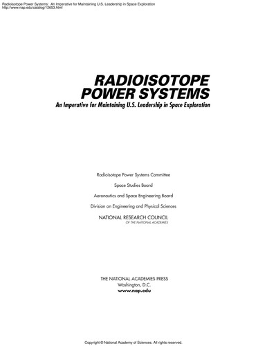 Radioisotope power systems