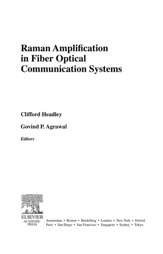 Raman amplifications in fiber optical communication systems