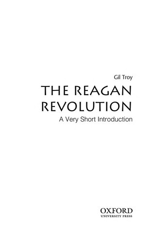 The Reagan revolution