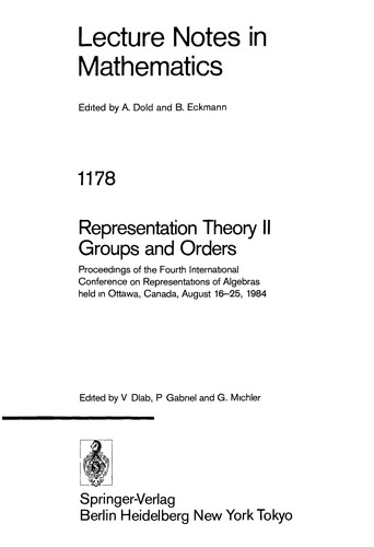 Representation theory