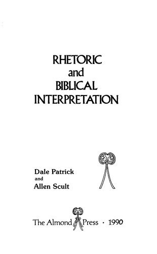 Rhetoric and Biblical Interpretation