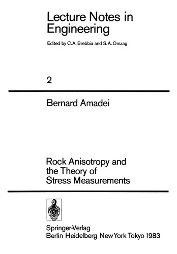 Rock Anisotropy and the Theory of Stress Measurements
