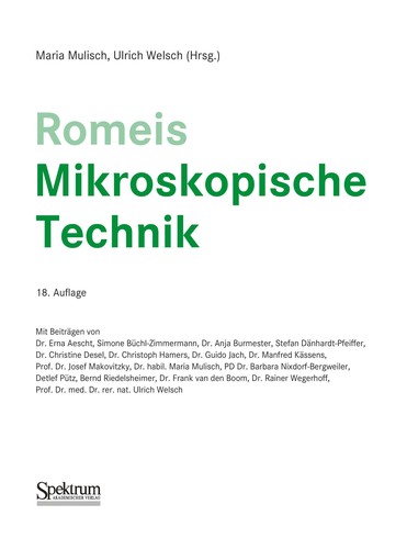 Mikroskopische Technik