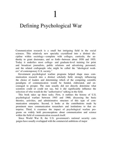 Science of coercion