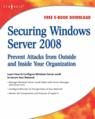 Securing Windows server 2008