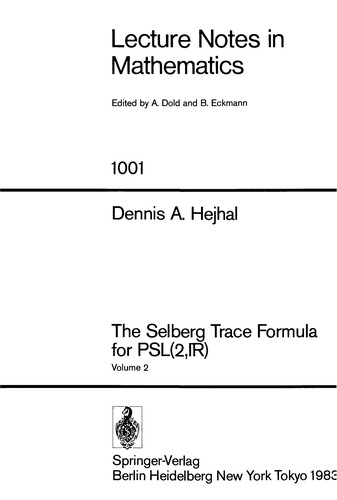 The Selberg trace formula for PSL (2, IR)
