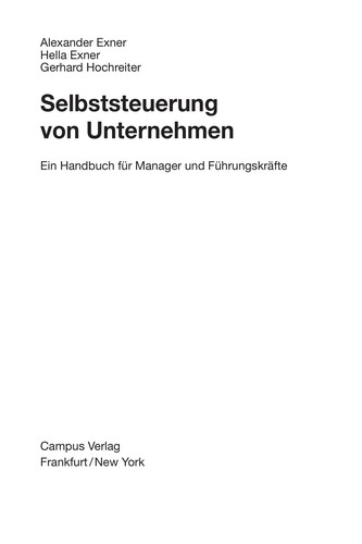 Selbststeuerung von Unternehmen