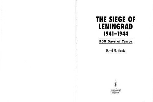 The siege of Leningrad, 1941-1944