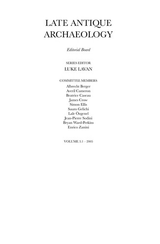 Social and political life in late Antiquity