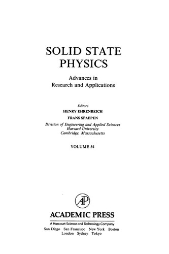 Solid State Physics