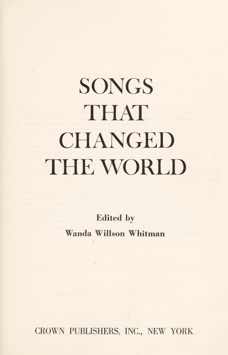 Songs That Changed the World