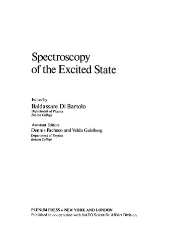 Spectroscopy of the Excited State