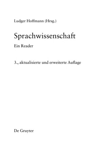 Sprachwissenschaft