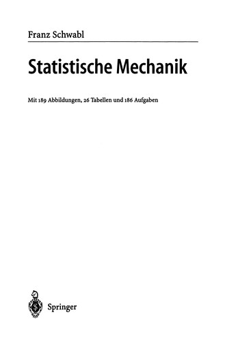 Statistische Mechanik