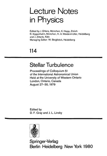 Stellar turbulence