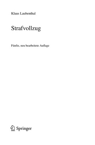 Strafvollzug