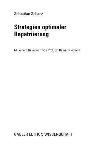 Strategien optimaler Repatriierung