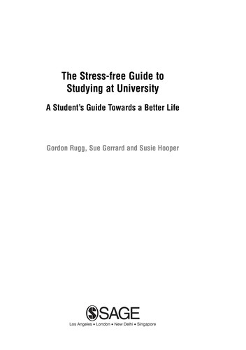 Stress, well-being and student life