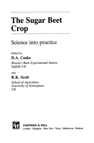 The Sugar Beet Crop