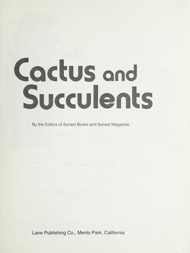 Sunset cactus and succulents