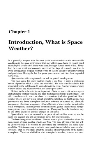 The sun and space weather